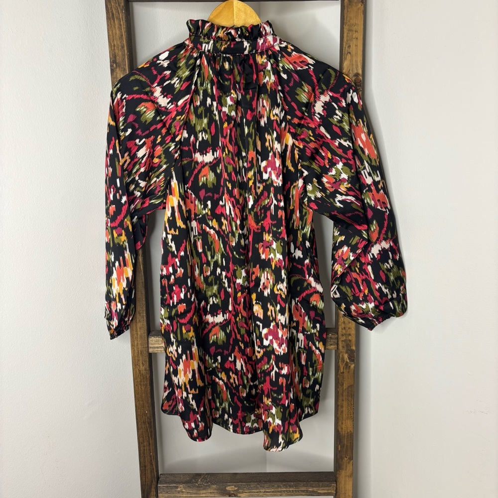 First Love Colorful Patterned Blouse - Picture 6 of 7